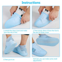 4867 Non-slip Silicone Rain Reusable Anti Skid Waterproof Fordable Boot Shoe Cover Wukusy