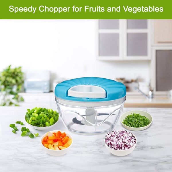 2-in-1 Speedy Chopper – Easy Vegetable Cutter for Quick Chopping