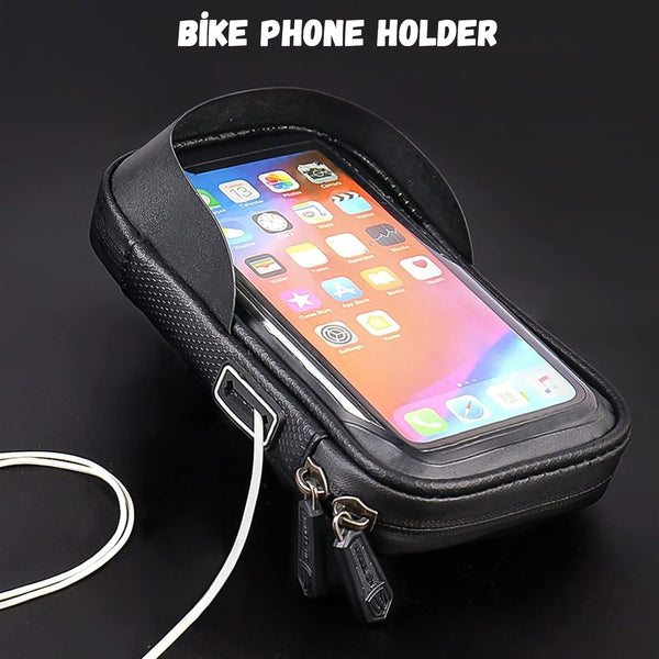 Waterproof Bike Phone Holder – Wall-Mounted Motorcycle Accessory (1 Pc)