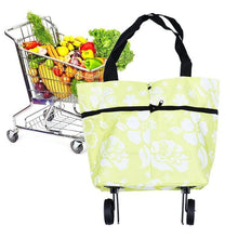 Folding Cart Bag – Trolley Shopping Bag for Travel and Luggage