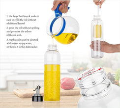 Oil Dispenser Transparent Plastic Bottle – 1 Liter