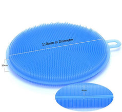 Silicone Dish Scrubber Sponge – Mildew-Free, Non-Stick, Heat-Resistant Cleaning Tool