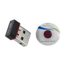 Wi-Fi Receiver Wireless Mini Network Adapter with Driver CD for Computer, Laptop, and Other Devices