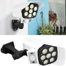 Solar Motion Sensor Wall Lamp – Outdoor Dummy Security Camera Shaped Light (1 Pc)