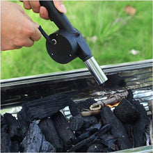 Portable Hand Crank Air Blower Fan for Charcoal Grill BBQ (1 Pc).