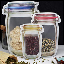 Transparent Plastic Jar-Shaped Stand-Up Pouch with Zipper