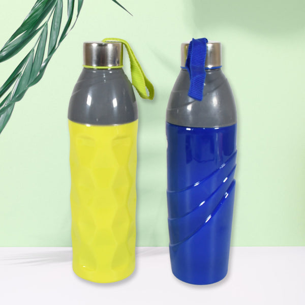 Plastic Sports Insulated Water Bottle With Dori Easy To Carry High Quality Water Bottle Bpa-free  Leak-proof For Kids School For Fridge Office Sports School Gym Yoga (1 Pc  Multi Color)