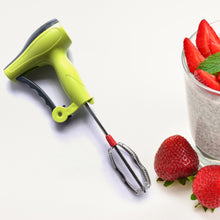 Power-Free Manual Hand Blender with Stainless Steel Blades – Milk, Lassi, and Egg Beater Mixer