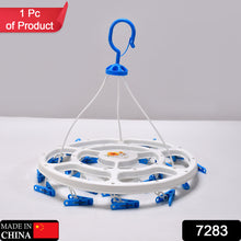 7283 Plastic Round Cloth Drying Hanging Hanger