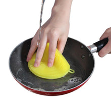 Silicone Dish Scrubber Sponge – Mildew-Free, Non-Stick, Heat-Resistant Cleaning Tool