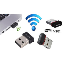 Wi-Fi Receiver Wireless Mini Network Adapter with Driver CD for Computer, Laptop, and Other Devices