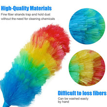 6321 Colorful Feather Duster  Microfiber Duster For Cleaning  Dusting Stick  Dusting Brush