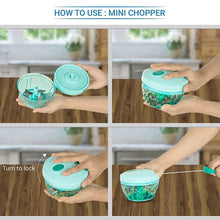 Manual Food Chopper – Compact, Powerful Handheld Vegetable Blender