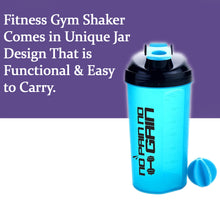 700ml Protein Shaker Bottle With Powder Storage 3-compartment Gym Shake Blender