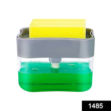 Liquid Soap Dispenser with Sponge Holder– Countertop Storage