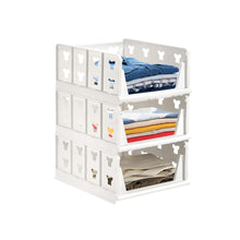 3-Layer Stackable Storage Cart – Foldable Drawer Shelf for Kitchen & Bathroom (1 Piece)