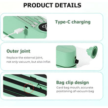 Rechargeable Electric Vacuum Sealer Machine Wukusy