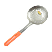 Colander Spoon Non Slip Hand Polished Thickened Hot Pot Spoon For Kitchen For Restaurant Stainless Steel Cooking Colander Skimmer Slotted Spoon Kitchen Strainer Ladle With Long Handle For Kitchen Cooking Baking (35 Cm)