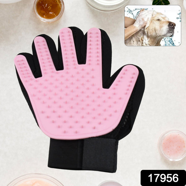 Pink True Touch Gloves Gloves Bathing Tool (1 Pc)