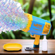 69-Hole Rechargeable Bubble Gun – Powerful Bubble Maker for Kids & Adults with 69 Holes for Maximum Fun