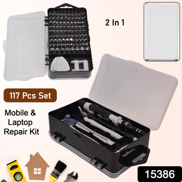 Screwdriver Electronic Laptop Mobile Repair Tool Kit (117 Pcs Set) Wukusy