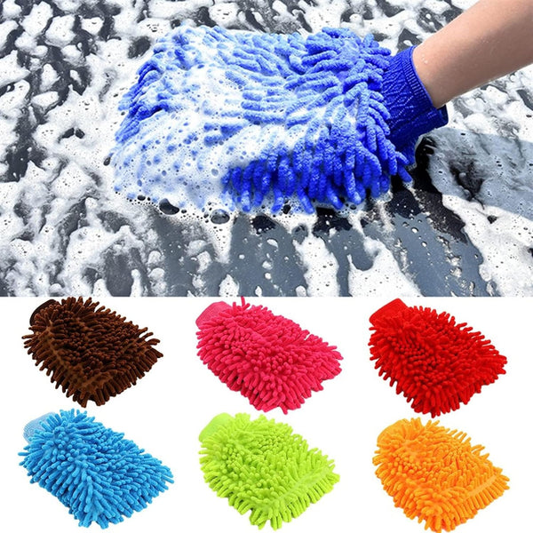 Double Sided Microfiber Hand Glove Duster