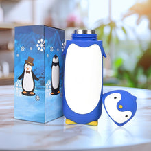 Penguin Cartoon Water Bottle - Insulated Vacuum Travel Mug for Hot & Cold Beverages