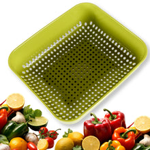 Plastic Kitchen Basket - Multipurpose 20x17 cm Basket for Washing Vegetables and Fruits