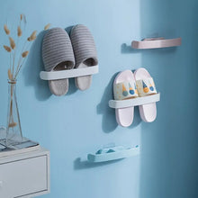 Bathroom Towel Slipper Hanging Rack Self Adhesive Wall Mounted (1 Pc) Wukusy