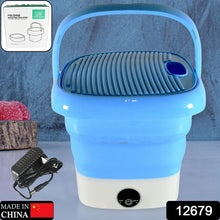 Portable Mini Washing Machine - Folding Washer & Dryer Combo for Underwear, Socks, Baby Clothes, Travel, Camping, RV, and Apartments