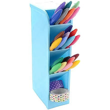 Multipurpose 4-Compartment Pen Holder – Office Desktop Organizer for Stationery Storage (1 Pc)