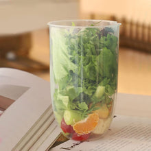 Fruit & Vegetable Salad Cup – Easy Clean Mixing Cup for Business Travel (1 Pc)