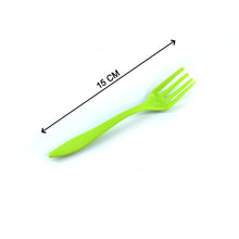 6-Piece Small Plastic Serving Fork Set for Kitchen