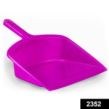 Durable Multi-Surface Plastic Dustpan with Handle - Heavy Duty Cleaning Tool