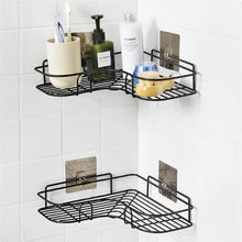 Self-Adhesive Corner Shelf Organizer – Kitchen and Bathroom Storage Rack