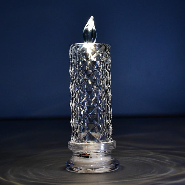 Rose Candles For Home Decoration Crystal Candle Lights