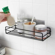 Multipurpose Wall-Mount Metal Shelf and Rack – Bathroom and Kitchen Storage Organizer