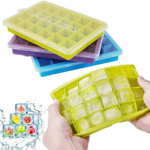 Silicone Ice Cube Trays 24 Cavity Per Ice Tray Multicolour