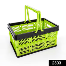 Folding Portable Shopping Storage Basket