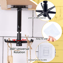 360° Rotatable Hooks for Hanging – Adjustable Storage Solution