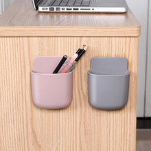 Wall-Mounted Storage Case with Mobile Phone Charging Holder – Convenient Organizer for Charging and Storage