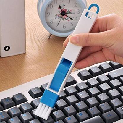 2-in-1 Multi-Function Plastic Window & Keyboard Dust Removal Cleaning Brush