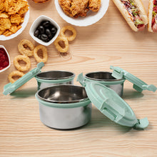 4-in-1 Tiffin Box Set – Includes Stainless Steel Lunch Containers, Salad Box & Leak-Proof Bag (Microwave Safe)