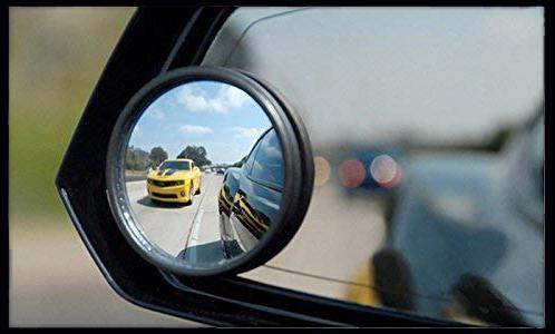 Blind Spot Round Convex Rear View Mirror (Pack of 2)