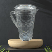 Mocktail Plastic Jug with Lid – BPA-Free Transparent Drinking Beverage Jug, Reusable Tableware for Home and Restaurants