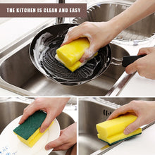 2-in-1 Scrub Sponge Pad for Kitchen Sink & Bathroom Cleaning – Multi-purpose Scrubber