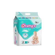 Champs Soft and Dry Baby Diaper Pants (Large, 62 Pcs) for Ultimate Comfort