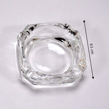 Glass Brunswick Crystal Ashtray – Premium Round Tabletop Design for Cigars and Cigarettes, Perfect for Home, Office, and Indoor/Outdoor Decor.