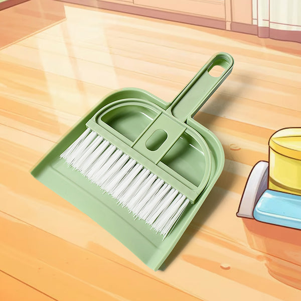 7617 Mini Dustpan Supdi With Brush Broom Set For Multipurpose Cleaning