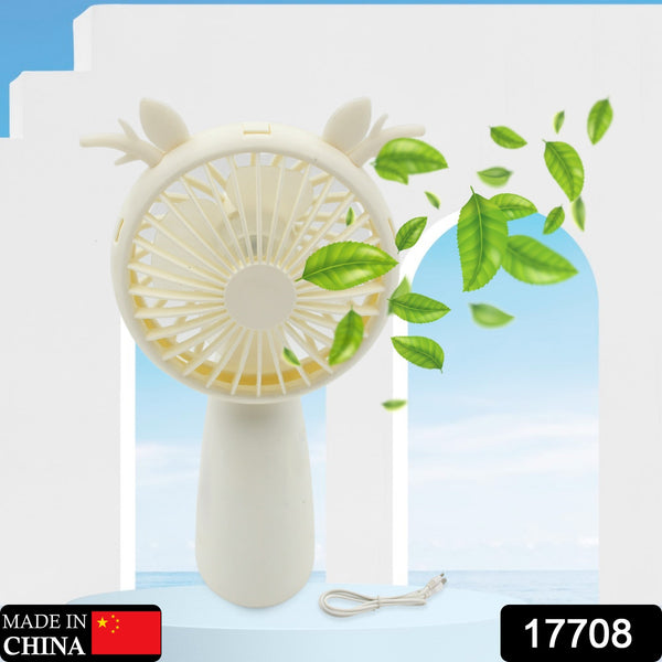 Mini USB Handheld Fan – Portable and Rechargeable for Home, Office, Travel, and Outdoor Use (1 Pc)